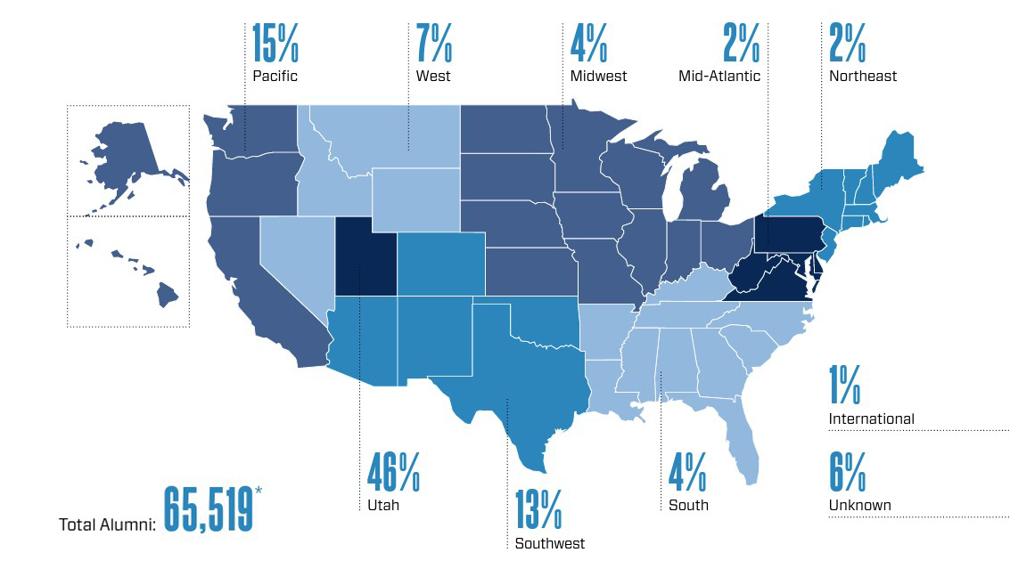 Byu Accounting Major Map Stay Connected - Alumni - Byu Marriott School Of Business