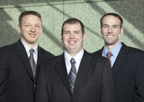 2009 Stoddard Scholars (from L to R): Jason Mathews, Aaron Archibald and Mark Cherrington. 
