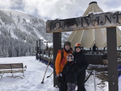 Janette Van der Weijden and her family skiing in Colorado. Photo Courtesy of Janette Van der Weijden.