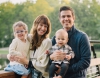 BYU Marriott alumna Michelle Carroll with her husband, Brian, and their two children