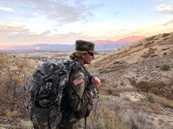 Kenna Brown hopes to make a positive influence on others while in the BYU Army ROTC program. Photo courtesy of Kenna Brown.