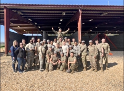 Erin Ricks was the first nonmilitary employee to participate in a training course at the Alabama Maxwell Air Force Base. Photo courtesy of Erin Ricks.