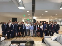 The BYU Real Estate Club visited Whitman Peterson's California offices in 2019. Photo courtesy of Wes Whitman.
