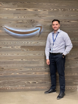 Zioli recently completed an internship with Amazon Web Services, where he plans to work full-time after graduation. Photo courtesy of Gustavo Zioli.