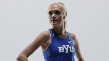 MPA student Olivia Hoj-Simister ran on the BYU women's track and field and cross-country teams for five years. Photo courtesy of Olivia Hoj-Simister.