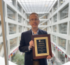 Professor Troy Lewis received the 2021 Arthur J. Dixon Award for his outstanding work as a CPA in the area of taxation. Photo courtesy of Troy Lewis.