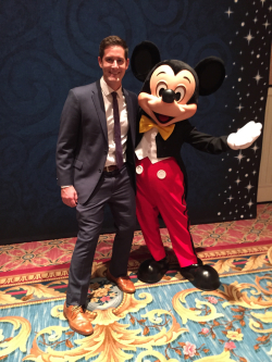 After graduating from BYU Marriott, Croft worked for The Walt Disney Company in Orlando as a financial analyst. Photo courtesy of Alan Croft.