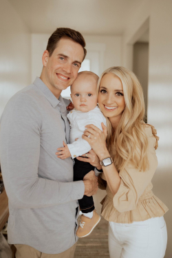 Marinne Pearson with her husband Aaron and their son Ezra. Photo courtesy of Marinne Pearson.