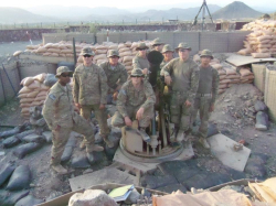 Wesley Gipson in Margah, Afghanistan, 2012, along with his section. Photo courtesy of Wesley Gipson.