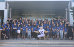This year's female cybersecurity campers. Photo courtesy of Justin Giboney.