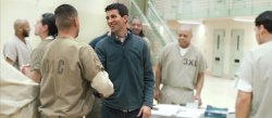 Brian Hill working with incarcerated people.