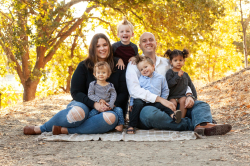 Jared Tate, his wife, and their four children who are all under the age of five. Photo courtesy of Jared Tate.