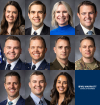 Collage of eleven faculty in professional dress: 8 men and 3 women, with the BYU Marriott logo